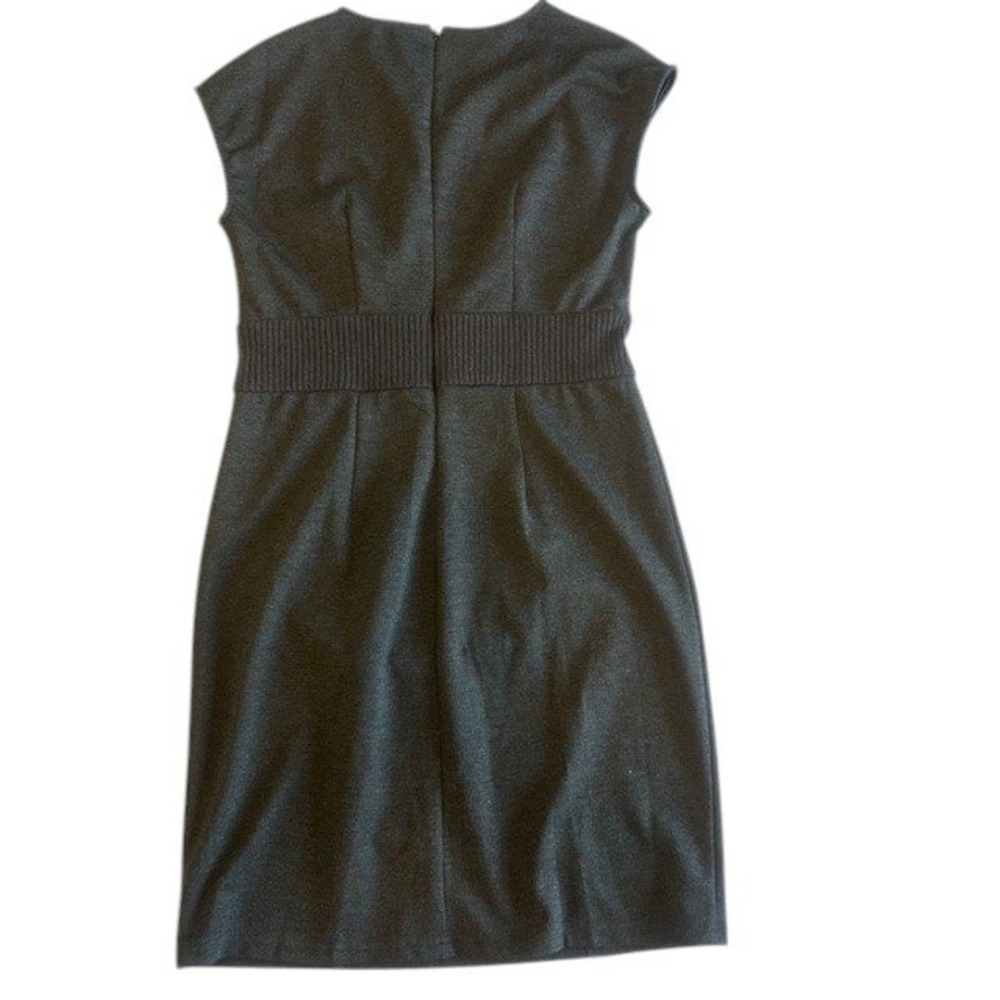 NWT SPENSE Sheath Dress Workwear Career Buttons Charcoal Gray Size Med - Picture 4 of 13